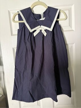 H and M girls navy dress